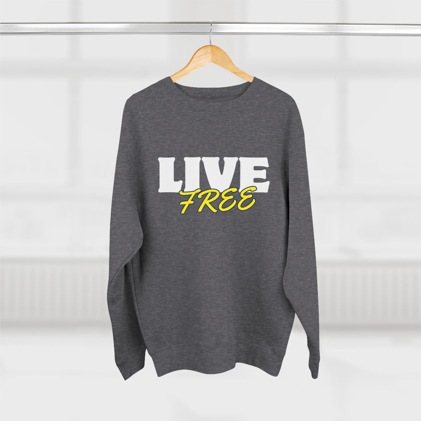 Live Free - Unisex Crewneck Sweatshirt