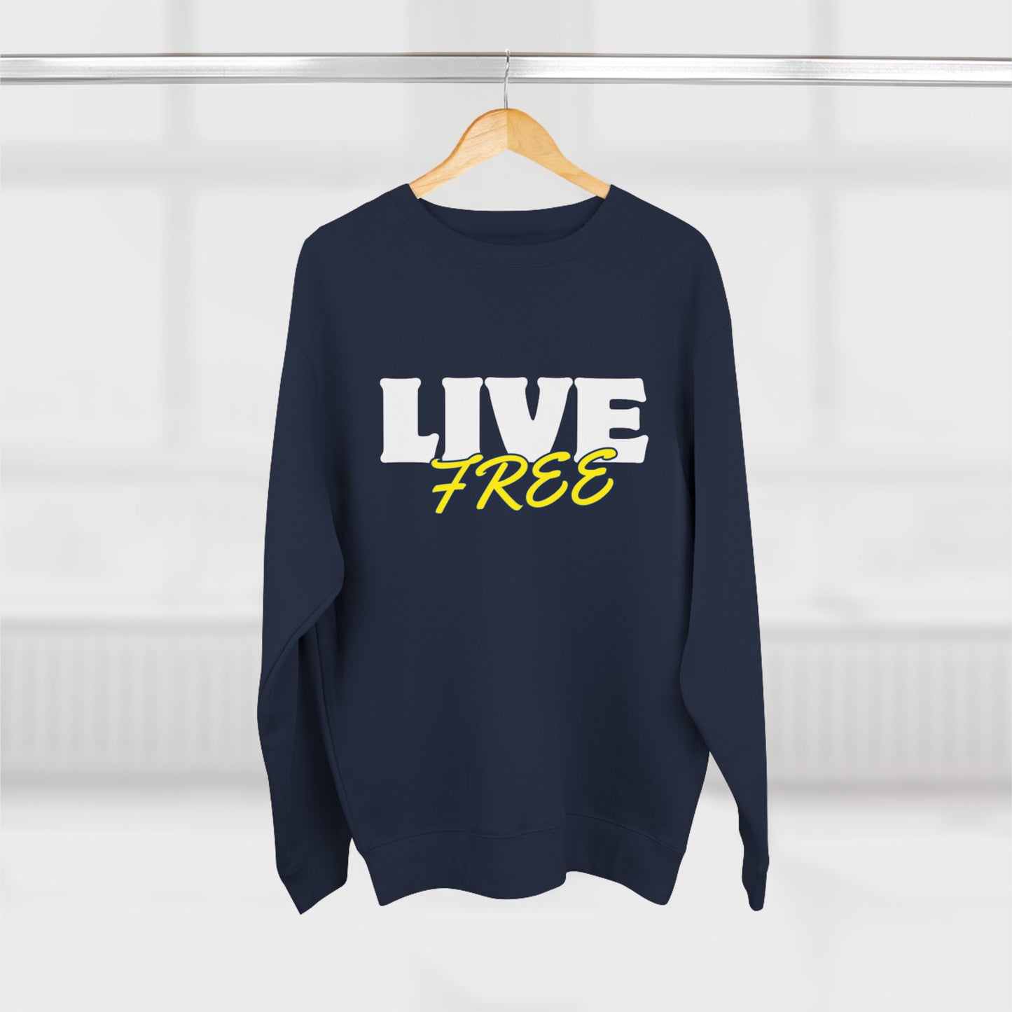 Live Free - Unisex Crewneck Sweatshirt