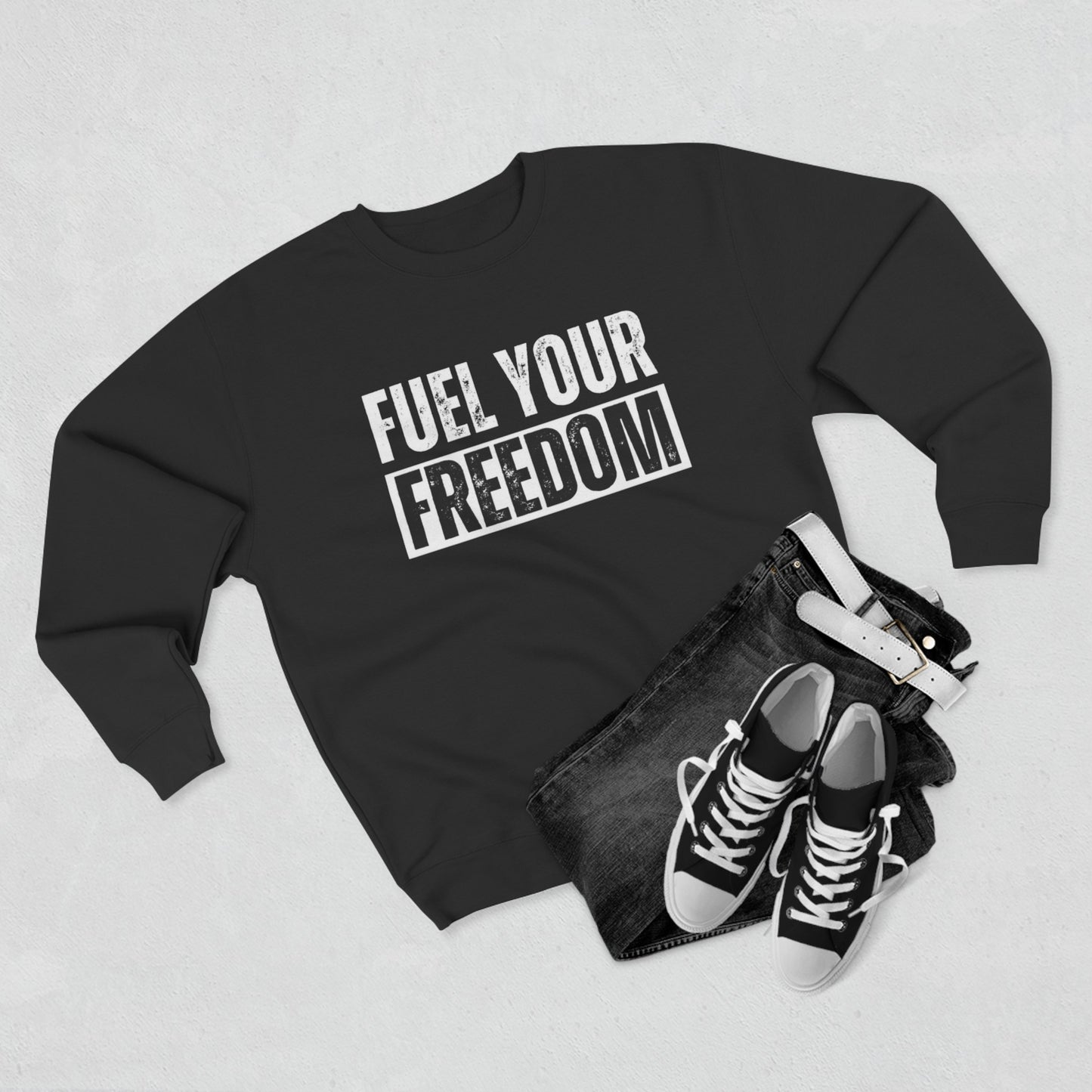 Fuel Your Freedom - Unisex Crewneck Sweatshirt